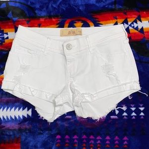 White Hollister Shorts